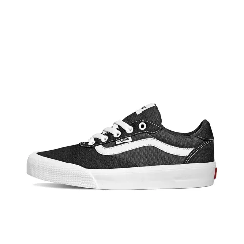 Vans Palomar Slip Resistant Abrasion Resistant Низкие Кроссовки для скейтбординга Женские Черный Белый