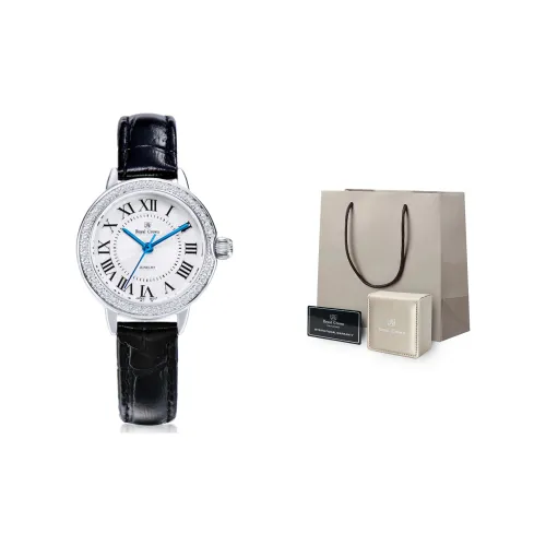 ROYAL CROWN RC Кварцевый механизм Часы Женские Белый Циферблат RC4601P HBB