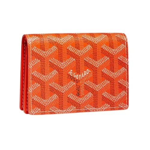 GOYARD MALESHERBES Холст и кожа Картхолдер Унисекс Оранжевый