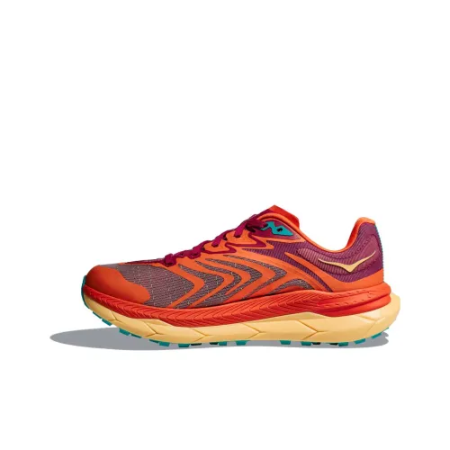 HOKA ONE ONE Tecton X Амортизаторы Slip-resistant и устойчивые к истиранию Низкие кроссовки для бега на трассе Мужские Red
