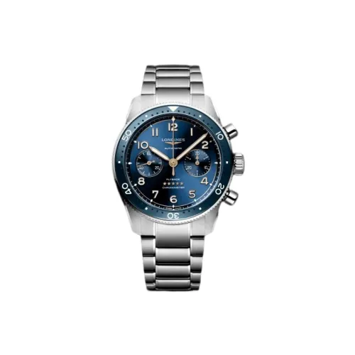Longines Автоматический Механический Механизм Мужские Часы Spirit Collection 42 мм Синий