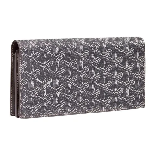 GOYARD RICHELIEU Холст и Кожа Кошелек Унисекс Серый