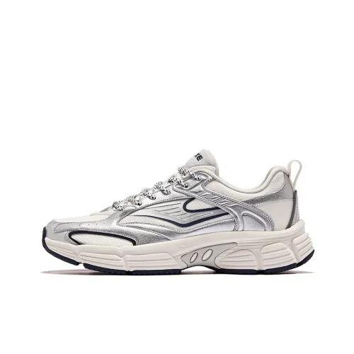 Erke Era Низкие Кроссовки для спорта Мужские Белые Серебряные