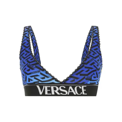 VERSACE Синие Женские Бюстгальтеры