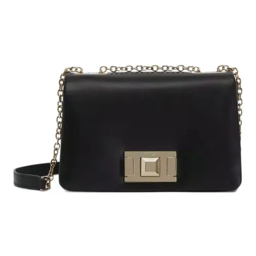 Furla Кожа Сумка через плечо Маленькая Женская Черная