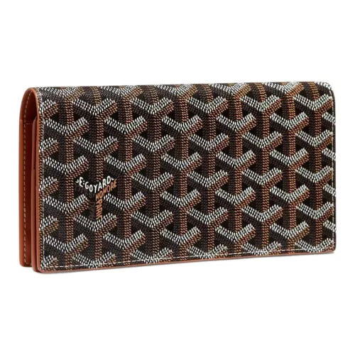 GOYARD RICHELIEU Холст и Кожа Кошелек Унисекс Коричневый