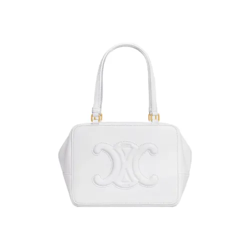 CELINE Сумка через плечо из гладкой коровьей кожи сумка для женщин арктический белый