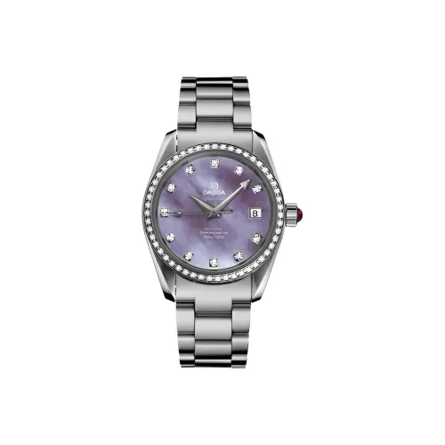 OMEGA Автоматический Механический Часы Мужские 36,2 мм Фиолетовый