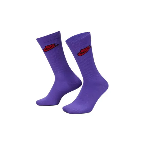 Носки Nike High Knee Унисекс 2 упаковки фиолетовые