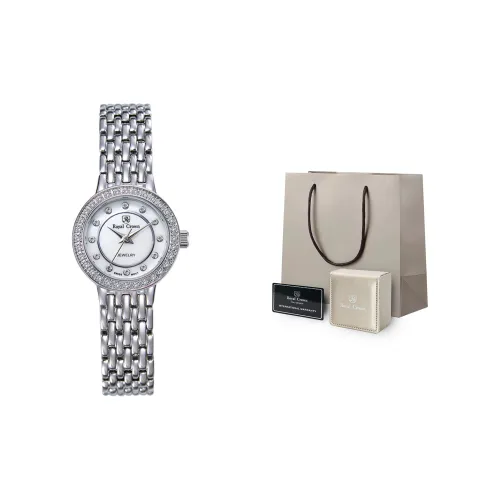 ROYAL CROWN RC Кварцевый механизм Часы Женские Белый Циферблат RC3650S BB