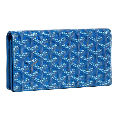 GOYARD RICHELIEU Холст и Кожа Кошелек Унисекс Синий