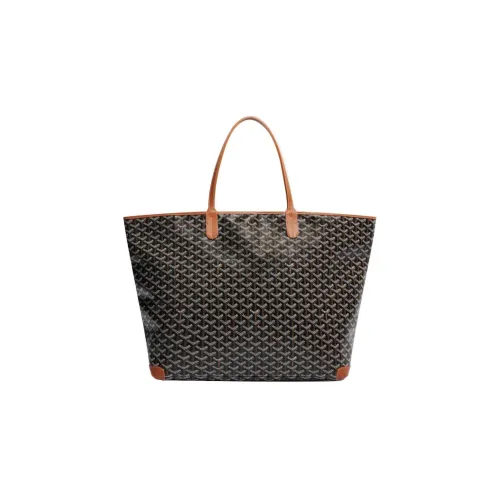 GOYARD Artois Холст и Кожа Тоут Сумка Сумка для покупок Сумка через плечо Сумка Большая Унисекс Коричневая