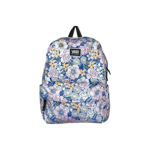 Vans Old Skool Полиэстер Рюкзак Стандартный Унисекс Синий