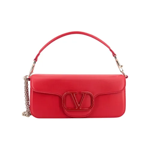 Valentino Locò Телячья кожа Сумка-багет Ручная Сумка Сумка через плечо Сумка на плечо Женская Красная
