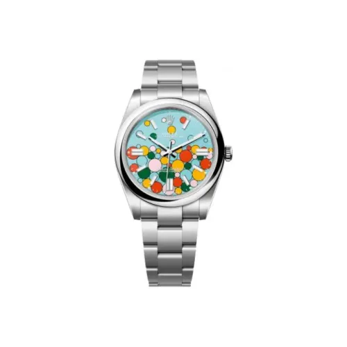 ROLEX Автоматический Механический Часы Мужские Oyster Perpetual 41 мм Многоцветные