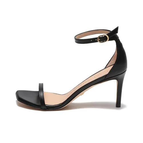 Stuart Weitzman SW one Ремень Сандалии 7,5 см Женские Черные