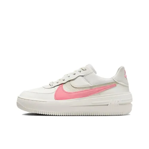 Nike Air FORCE 1 PLT.AF.ORM 'Белый Sea Коралловый' Низкие Кроссовки для скейтбординга Женские Белые Розовые