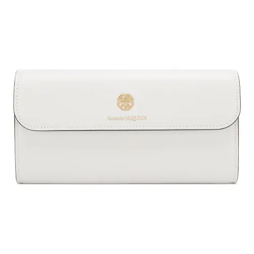 Alexander McQueen Кожа Одно плечо Через плечо Клатч Женская Белая