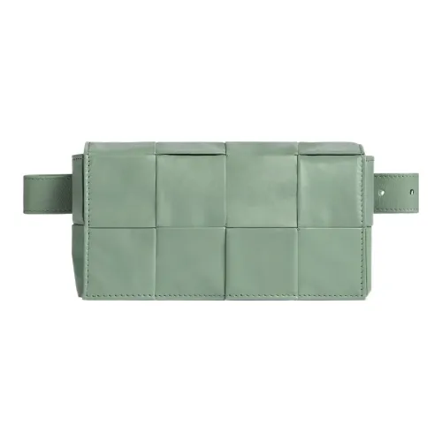 Bottega Veneta Cassette Belt Коровья кожа Сумка для коробок Camera Сумка Бананка Сумка через плечо Мини Мужской