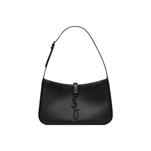 SAINT LAURENT LE5A7 Сумка из коровьей кожи сумка через плечо сумка-хобо сумка черная