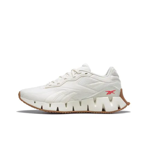 Reebok Zig Dynamica 4 Low Топ Повседневные Беговые Кроссовки Женские Белые