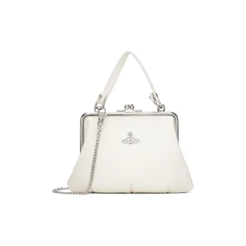 Вивьен Вествуд Granny Frame Сумка через плечо из синтетической кожи сумка обычного размера цвет белый