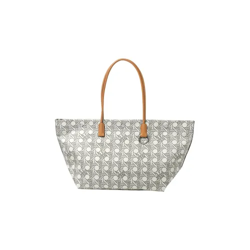 TORY BURCH Кожа Детали Тоут Сумка Сумка для покупок Сумка на плечо Сумка среднего размера Женская Многоцветная