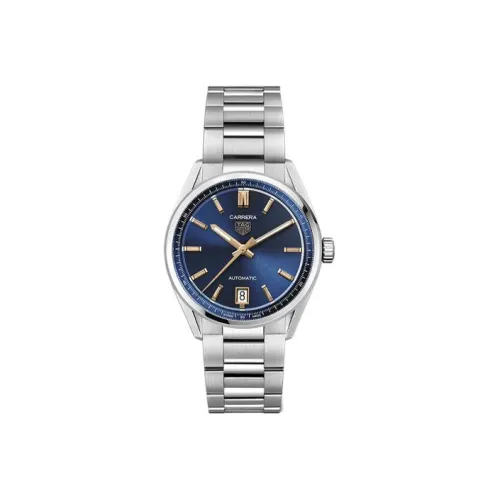 TAG HEUER Автоматический Механический Movement Женские Carrera Collection Часы 36 мм Синие