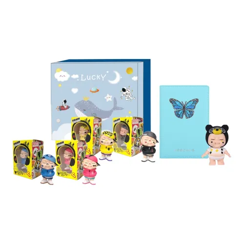 Memeda Street Boy Коробка Автомобильный украшение Прозрачный Слепой бокс на карточке 6,7 см