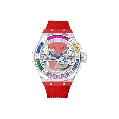 TIELBO Crystal Collection Механические часы Унисекс с циферблатом Skeleton T711 5