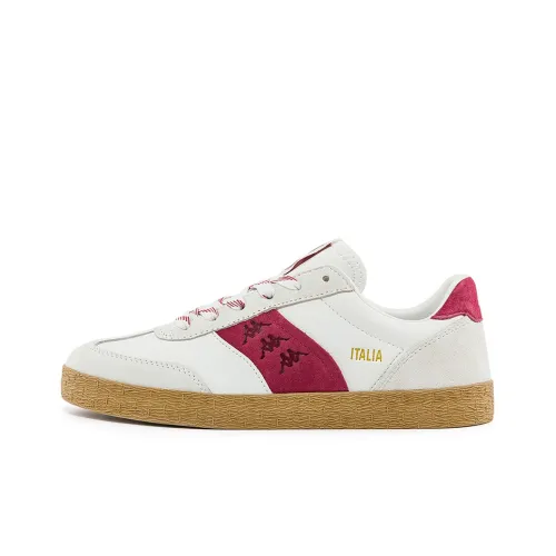 KAPPA Шорты Устойчивые к истиранию Низкий Топ Скейтборд Кроссовки Унисекс Белый Красный