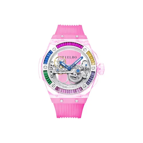 TIELBO Crystal Collection Механические часы Унисекс с циферблатом Skeleton T711 3