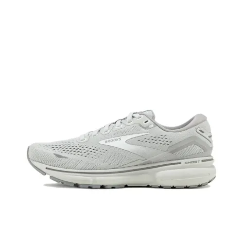 Brooks Ghost 15 Slip-resistant Abrasion-resistant Low Top Беговые кроссовки Женские Светло-серый