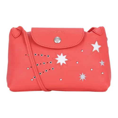 LONGCHAMP Le Pliage Кожа Сумка через плечо Сумка на плечо Женская Оранжевая