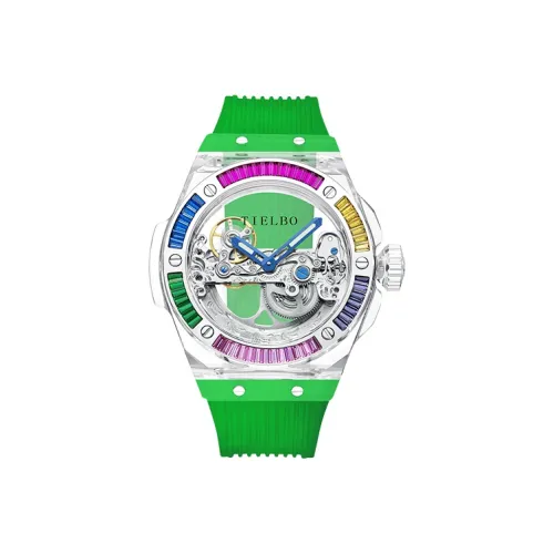 TIELBO Crystal Collection Механические часы Унисекс с циферблатом Skeleton T711 6
