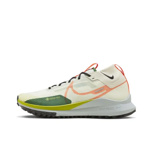 Nike Pegasus Trail 4 Low Топ Повседневный Бег по тропам Обувь Мужская Оранжевый Зеленый