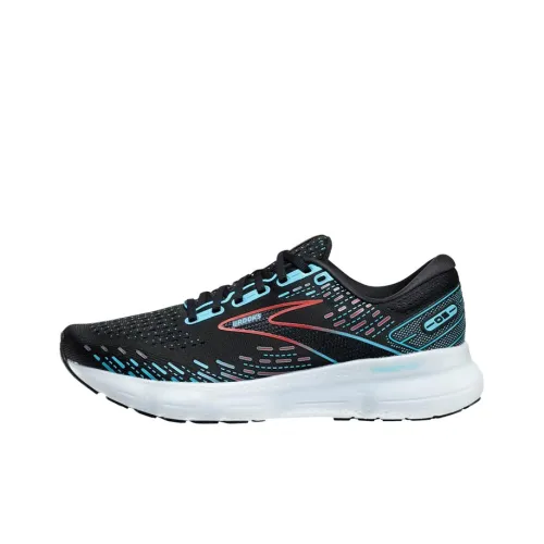 Brooks Glycerin 20 Амортизаторы Shock Absorbers Противоскользящие Устойчивые к истиранию Низкий Топ Беговые кроссовки Мужские Черные Синие