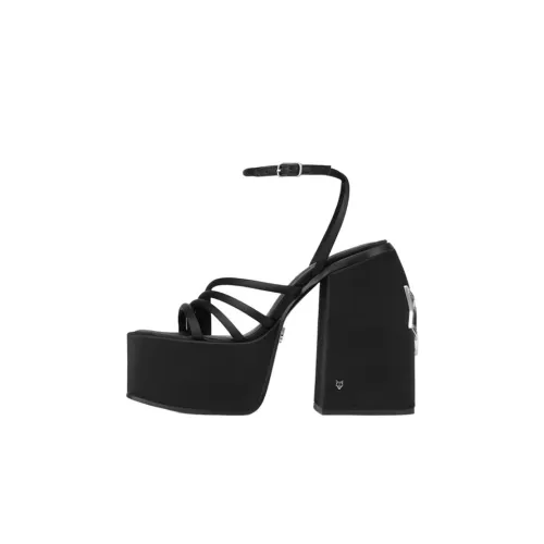 Naked Wolfe Jenny One Strap Sandals Women's Black