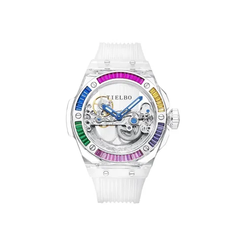 TIELBO Crystal Collection Механические часы Унисекс с циферблатом Skeleton T711 2