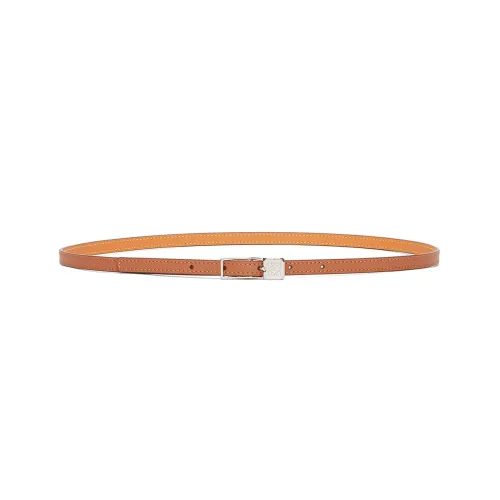 LOEWE Ремни из коровьей кожи, коричневые, женские
