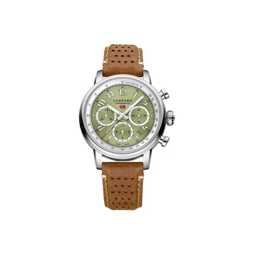 CHOPARD Автоматический Механический Часы Мужские Циферблат Зеленый Корпус из Нержавеющей Стали