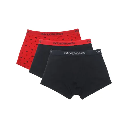 EMPORIO ARMANI 3 пачки красных + черных + красных + черных мужские штаны с стрелкой