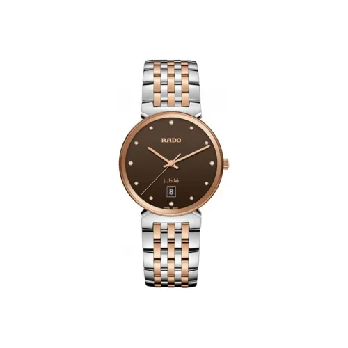 RADO Кварцевый Movement Унисекс Florence Collection Часы 38mm*8,7mm Кофе