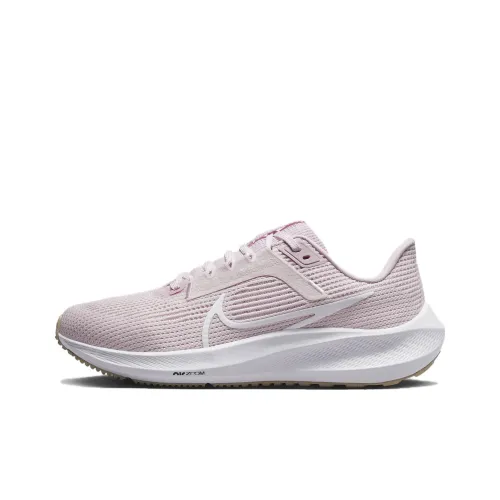 Nike Air Zoom Pegasus 40 Амортизаторы Устойчивые к истиранию Низкий Топ Беговые кроссовки Женские Розовый