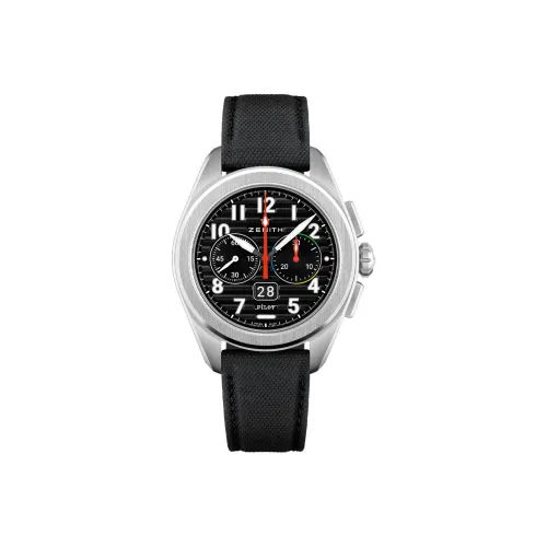 ZENITH Автоматический Механический Мужской Часы PILOT 42,5 мм Черные