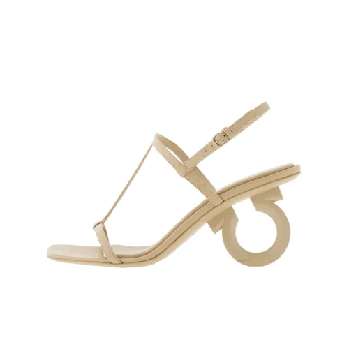 FERRAGAMO One Ремень Сандалии Женские Бежевые