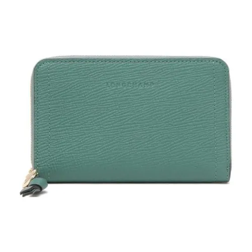 LONGCHAMP Mailbo Коровья кожа Держатель для карт кошелек Женский Зеленый