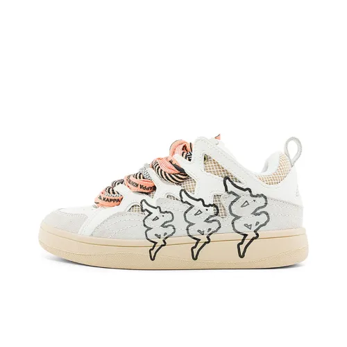 Кроссовки для скейтбординга KAPPA Low Top Корейский Белый/Слоновая кость/Морской песочный 012 Унисекс