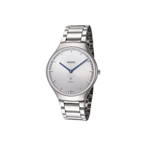 RADO True Thinline Collection Автоматический Механический Механизм Мужские Часы Часы 40 мм Серебристый Циферблат