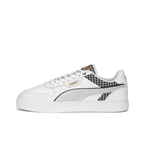 PUMA CAVEN DIME Low Топ Скейтборд Кроссовки Унисекс Белый Серый Черный